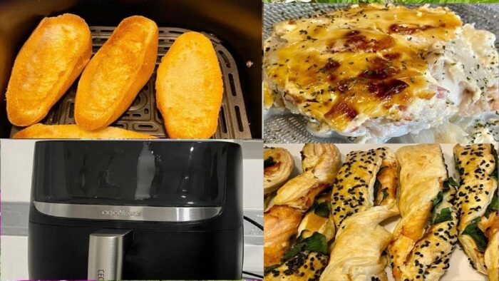 RECETAS CON FREIDORA DE AIRE, UN DIA COCINANDO CON ELLA!!!