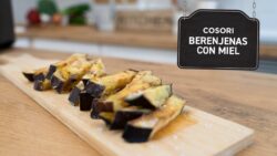 Receta – Berenjenas con miel en freidora de aire Cosori