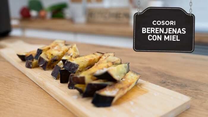 Receta – Berenjenas con miel en freidora de aire Cosori