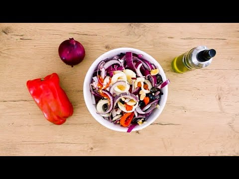 Receta – Ensalada de pimientos asados con freidora de aire Cosori