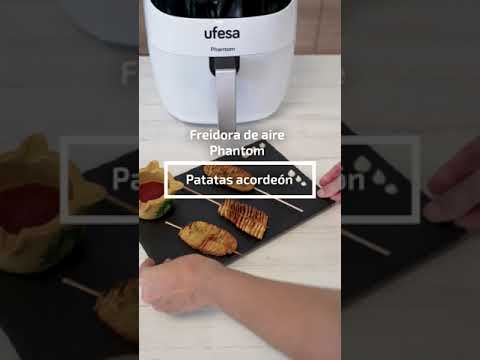 Receta de Patatas acordeón con Freidora de aire Ufesa Phantom #shorts