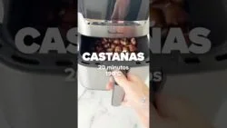 Receta de castañas en la freidora de aire 👩🏻‍🍳 🌰  Recetas airfryer ➤ Freidora PRO 👌🏻