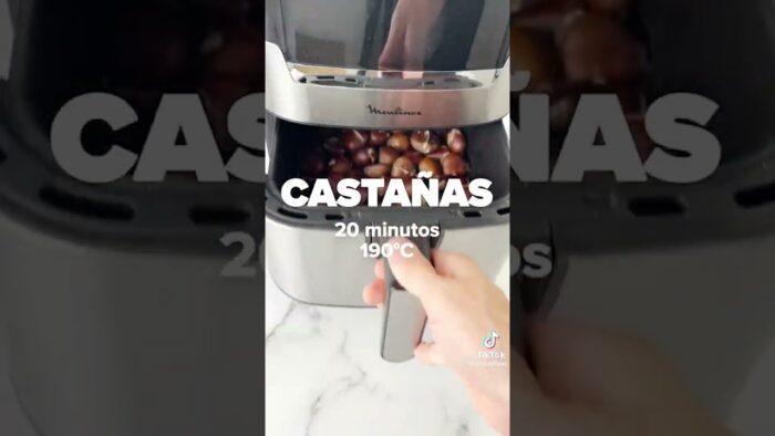Receta de castañas en la freidora de aire 👩🏻‍🍳 🌰  Recetas airfryer ➤ Freidora PRO 👌🏻