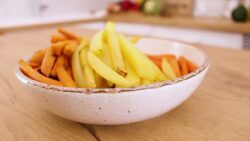Receta fácil y saludable de snacks de verduras en freidora de aire Cosori