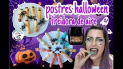 Recetas Halloween En Air Fryer/Freidora De Aire/Dedos y Momias