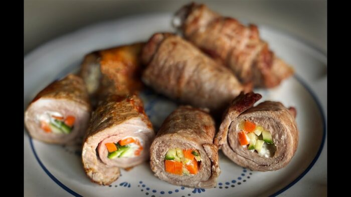 Rollos de carne en freidora de aire. Me los piden cada semana