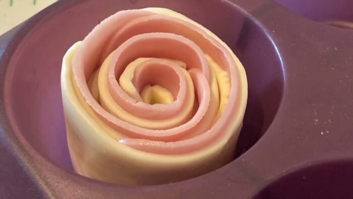 Rosas de Hojaldre con Jamón y Queso con Thermomix y José Ángel