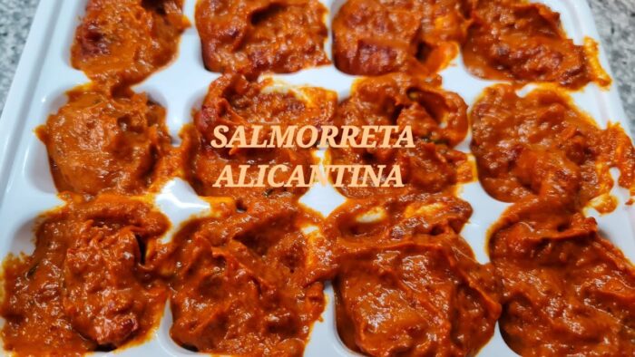 SALMORRETA Alicantina, con Thermomix