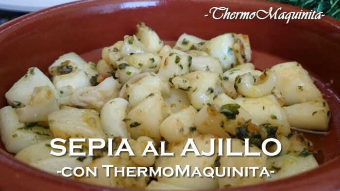 SEPIA al AJILLO con THERMOMIX conThermoMaquinita