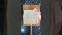 Sandwich Mixto en la Freidora de Aire #shorts