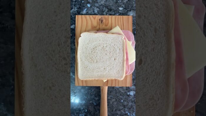 Sandwich Mixto en la Freidora de Aire #shorts