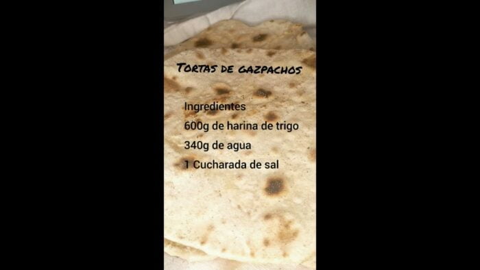 TORTAS DE GAZPACHOS CON THERMOMIX
