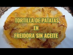 TORTILLA DE PATATAS EN FREIDORA DE AIRE CECOTEC #Cecofry #freidoradeaire #airfryer