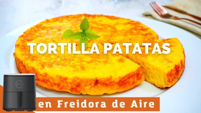 TORTILLA de PATATAS en FREIDORA de AIRE ¡IMPRESIONANTE! 🤯