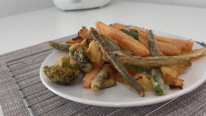 Tempura Congelada en Freidora de Aire 🥒🥬
