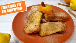 Torrijas Fit Sin Azúcar en freidora de aire caliente | Sin aceite @LocuraalGusto