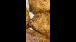 Torrijas sin azúcar en freidora de aire #shorts  | Cocinando y más
