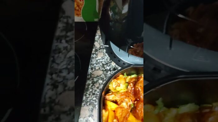 alitas adovadas con freidora de aire