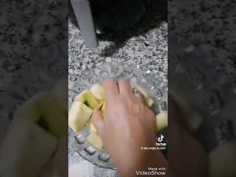 calabacín en freidora de aire.