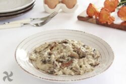 Champiñones cremosos