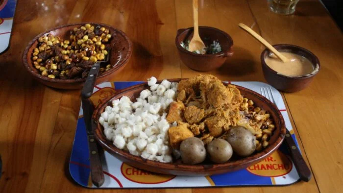 Fritada de chancho, plato de carne ecuatoriano