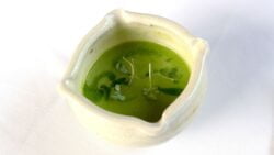 Refrescante crema de calabacín y albahaca