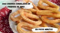 ¡Churros congelados perfectamente crujientes en minutos con una freidora de aire!