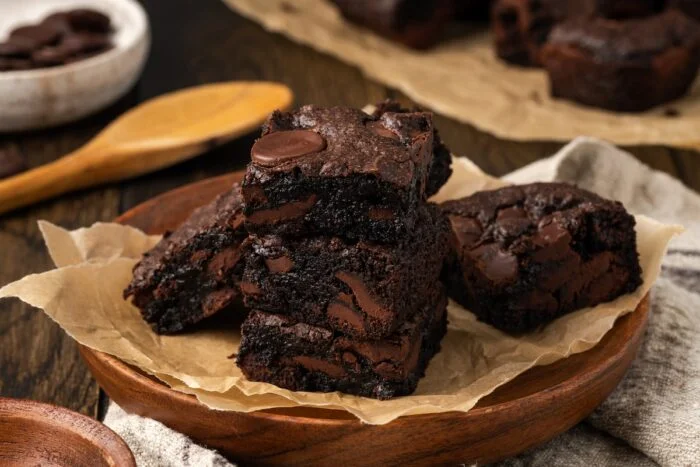 Brownies de mezcla para pastel Fudgy |  Galletas y Copas