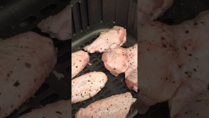 ALITAS DE POLLO en FREIDORA de AIRE | ¡Super crujientes! #shorts