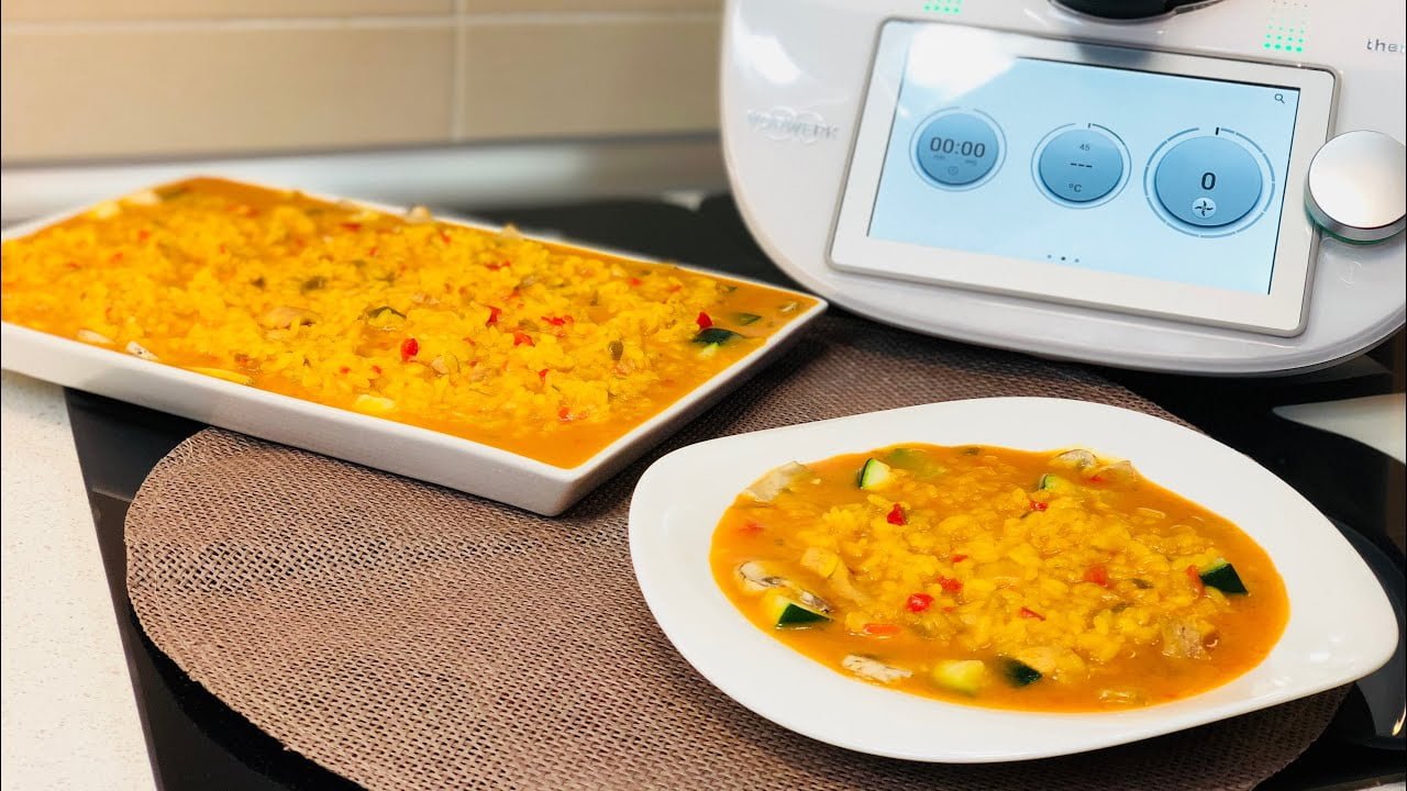 Arroz Cremoso De Pollo Con Thermomix Tm6 Probamos Alta Temperatura Recetástico 