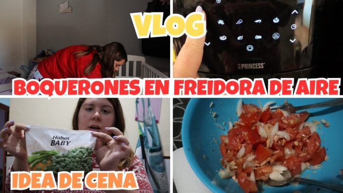 BOQUERONES EN FREIDORA DE AIRE + IDEA DE CENA// VLOGS DIARIOS