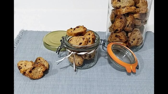 Biscotes de pasas y nueces con Thermomix®