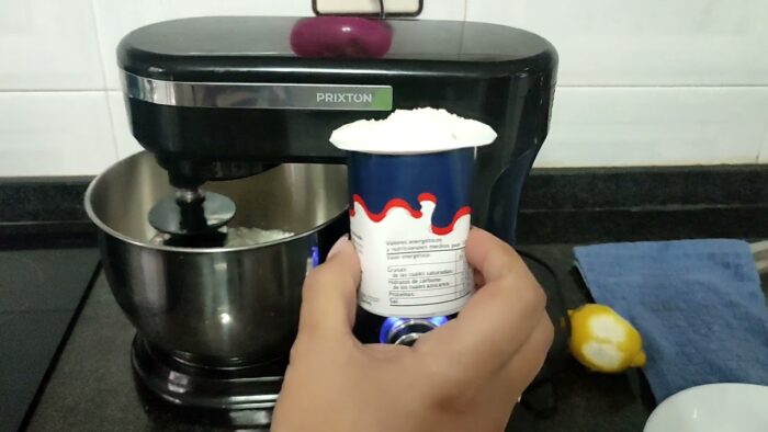 Bizcocho en mi freidora de aire XXL de lidl