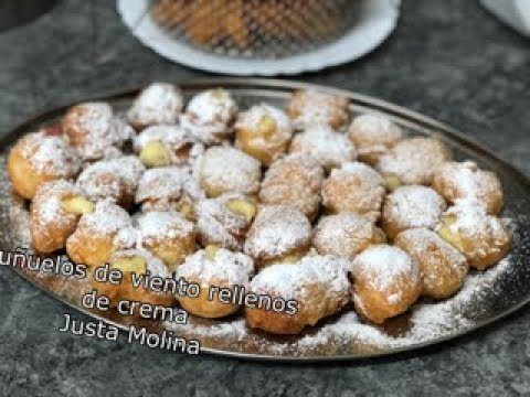 Buñuelos de viento  con Thermomix /Receta realizada de Justa