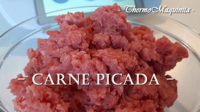 CARNE PICADA con Thermomix. Fácil de hacer con ThermoMaquinita.
