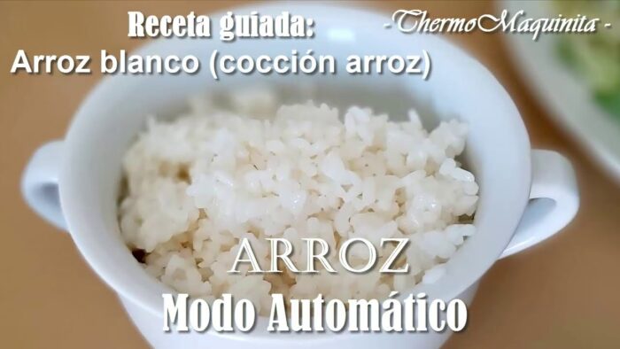 COCCIÓN de ARROZ en modo automático con THERMOMIX®. Arroz blanco