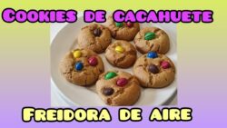 COOKIES de cacahuete en FREIDORA DE AIRE | Cocinar con freidora de aire – Airfryer