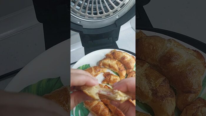 🥐CROISSANT SALADOS  soñados: El secreto está en la FREIDORA DE AIRE #ollagm #freidoradeaire