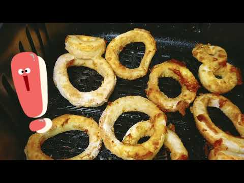 Calamares a la romana en freidora de aire#airflyer#breadedsquid#pescado#fish