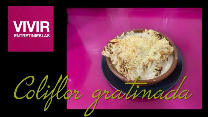 Coliflor gratinada en freidora de aire￼