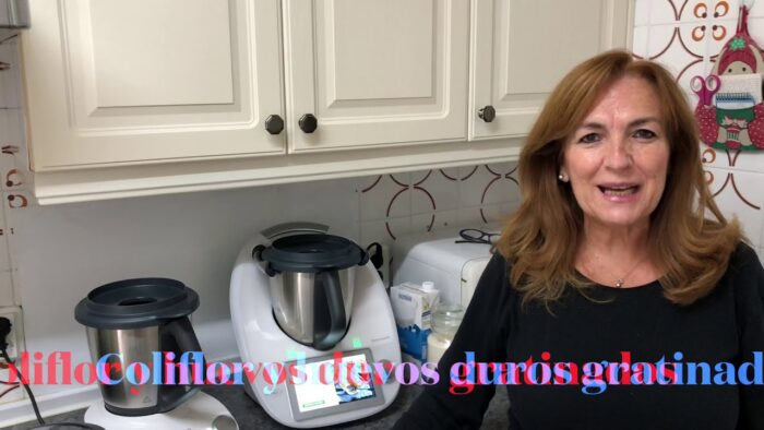 Coliflor y huevos duros gratinados Con Thermomix Friend y TM6- Justa Molina