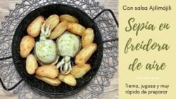 Cómo Cocinar SEPIA EN FREIDORA DE AIRE🦑 ¡Tierna, Jugosa y muy Fácil!🥰