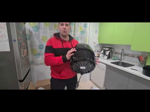 Como Funciona la Freidora de aire InnSky sin aceite de 5.5L