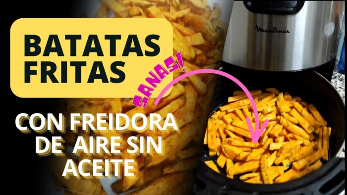 🍟 Cómo Hacer Batatas Fritas en 30 minutos ⌛ con Freidora de Aire sin Aceite