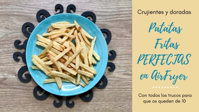 Cómo Hacer PATATAS FRITAS EN AIRFRYER o FREIDORA DE AIRE🍟 ¡Doradas y Crujientes!