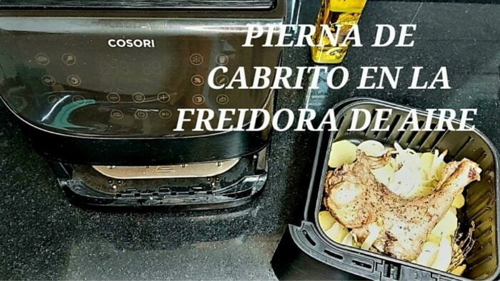 Cómo hacer Pierna de Cabrito con patatas en FREIDORA DE AIRE (Airfryer) Sabrosa #airfryer#cabrito