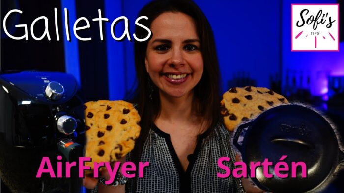 Como hacer galletas en freidora de aire chocochips receta facil