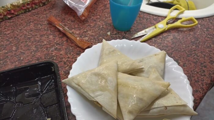 Como hacer samosas de carne en la freidora de aire 😋