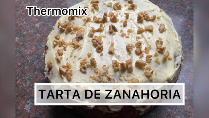 Cómo hacer tarta de ZANAHORIA con Thermomix! Receta fácil de CARROT CAKE @aprendiendo_con_thermomix