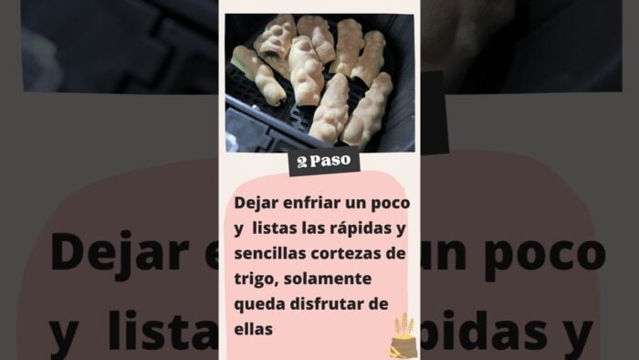 Deliciosas y saludables Cortezas de Trigo en la freidora de aire – Receta fácil y rápida #shorts